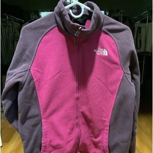 Beautiful The North Face Jacket in a Two Color Combination, Pink with Purple!